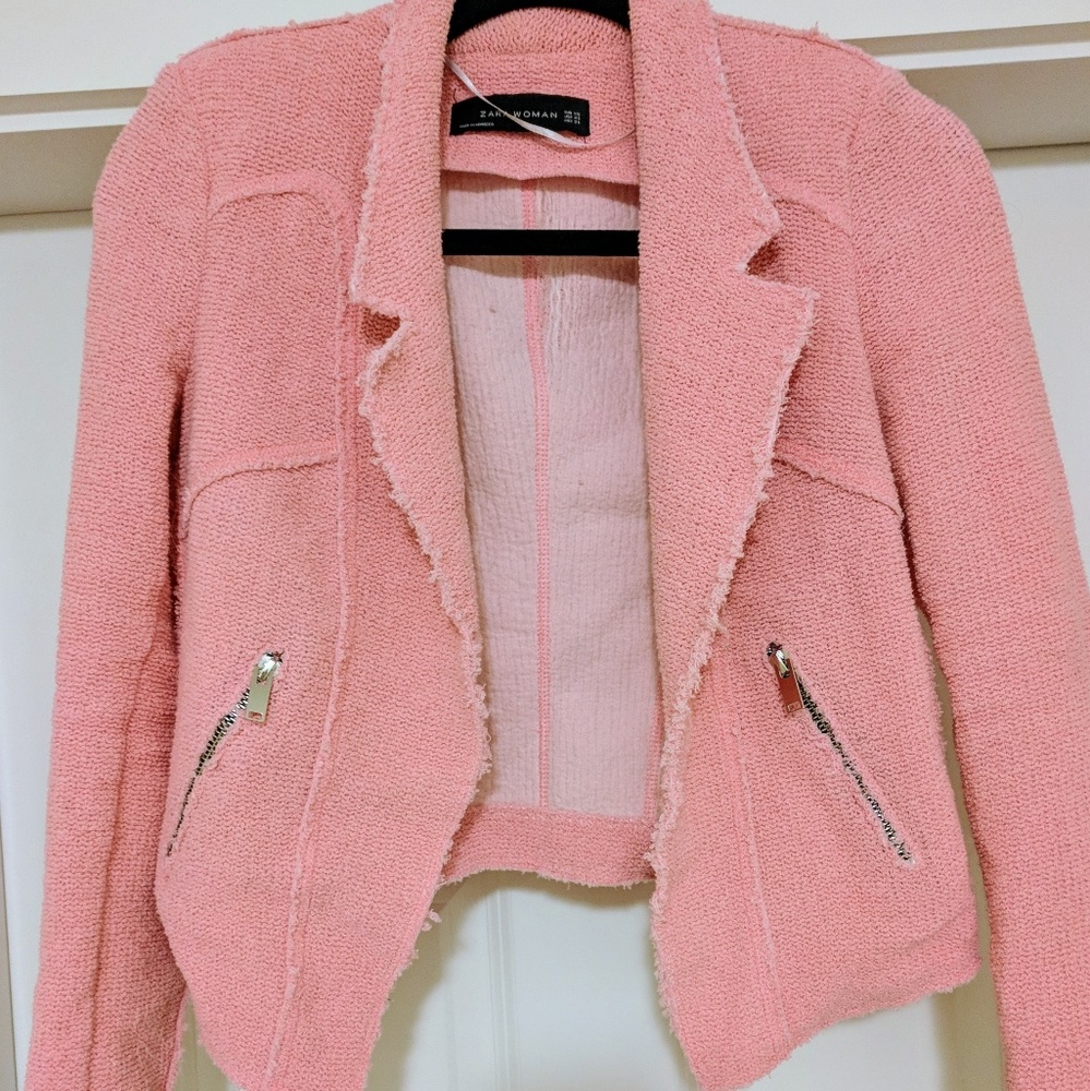 Pink motorcycle jacket